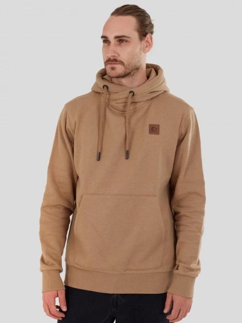pulover cu gluga pt. barbati Fundango Conor Hooded Sweatshirt maro 2
