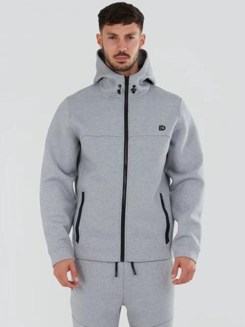 pulover cu gluga pt. barbati Fundango Hamal Tech Hoodie gri 2