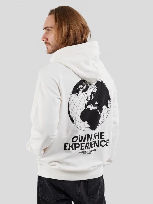 pulover pt. barbati Fundango Kronos Hooded Sweatshirt alb 7