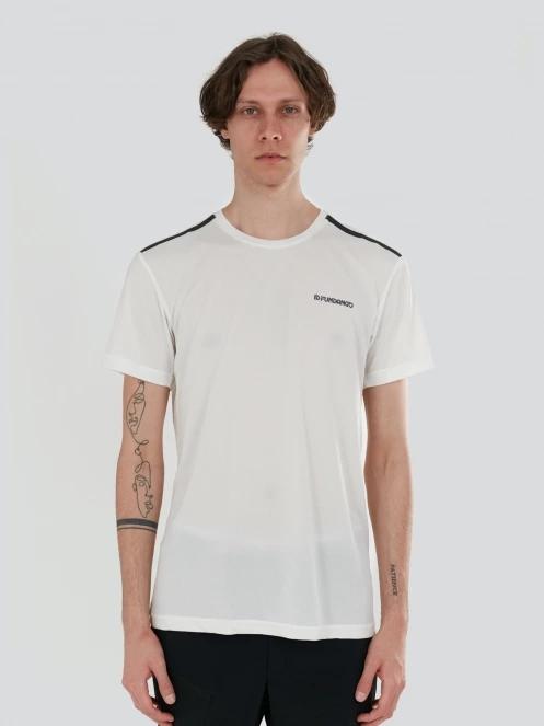 tricou pentru sport, cu maneci scurte pt. barbati Fundango Skeleton Tech-T alb 2