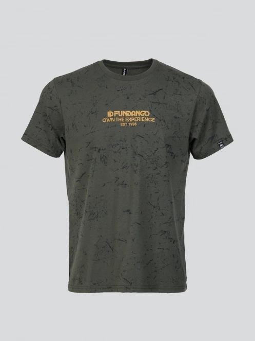 tricou pentru sport, cu maneci scurte pt. barbati Fundango Theory T-shirt oliv 7
