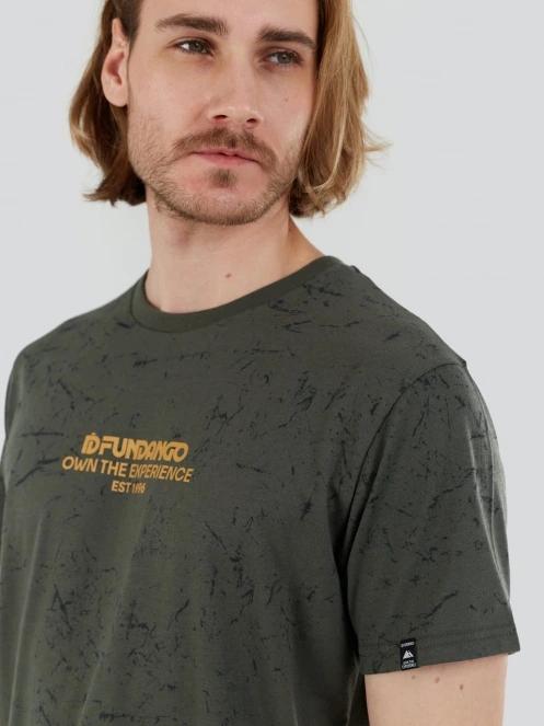 tricou pentru sport, cu maneci scurte pt. barbati Fundango Theory T-shirt oliv 6