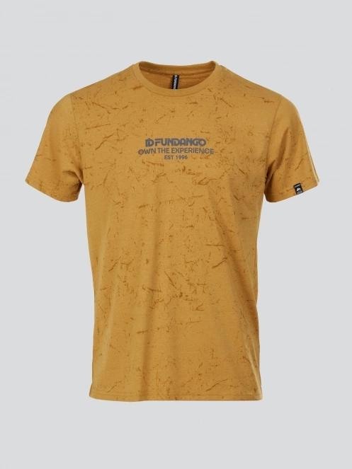 tricou pentru sport, cu maneci scurte pt. barbati Fundango Theory T-shirt galben 7