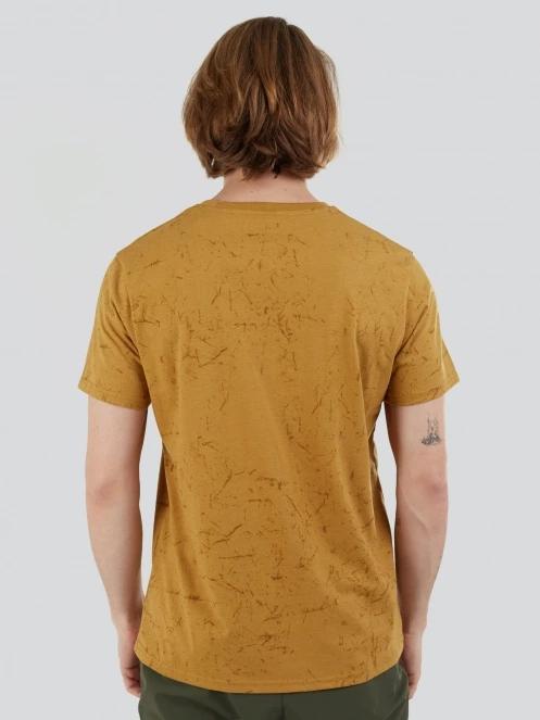 tricou pentru sport, cu maneci scurte pt. barbati Fundango Theory T-shirt galben 4