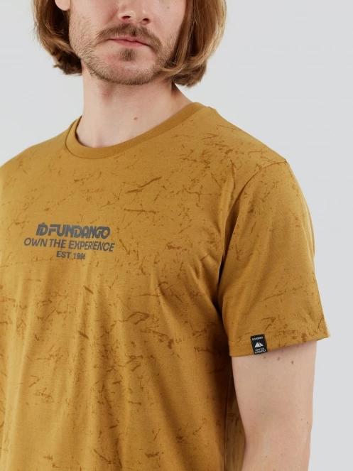 tricou pentru sport, cu maneci scurte pt. barbati Fundango Theory T-shirt galben 6