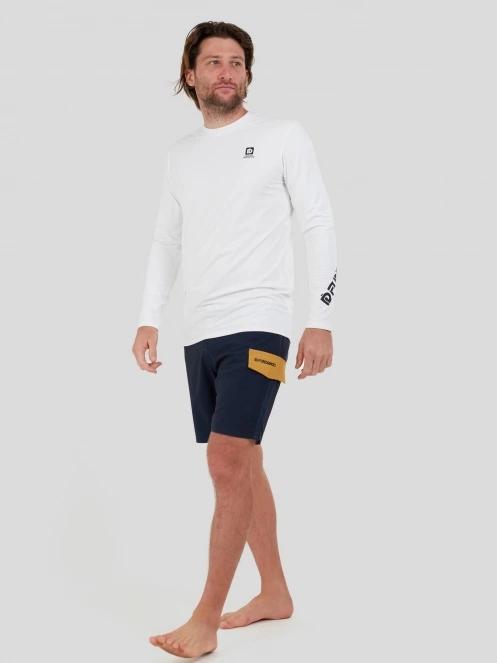 lycra cu maneci lungi pt. barbati Fundango Manado Long II Rashguard alb 4