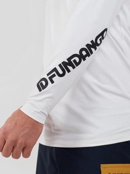 lycra cu maneci lungi pt. barbati Fundango Manado Long II Rashguard alb 7