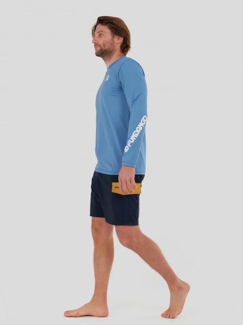 lycra cu maneci lungi pt. barbati Fundango Manado Long II Rashguard albastru 4