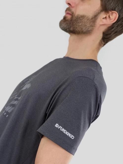 tricou pentru sport, cu maneci scurte pt. barbati Fundango Bellmore T-shirt negru 8