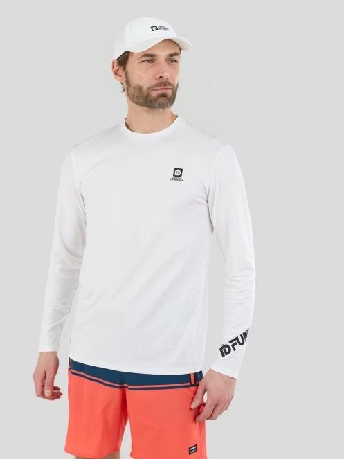 lycra cu maneci lungi pt. barbati Fundango Manado Long III Rashguard alb 5