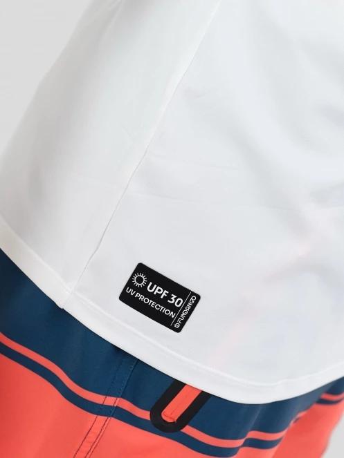 lycra cu maneci lungi pt. barbati Fundango Manado Long III Rashguard alb 8