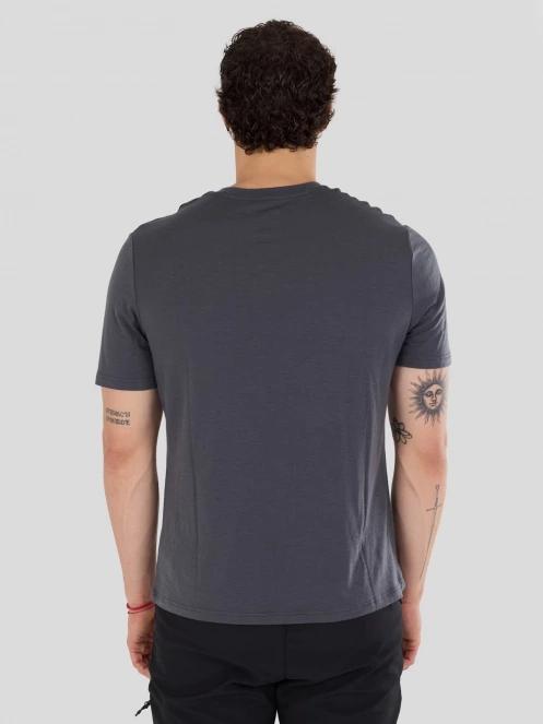 tricou cu maneci scurte pt. barbati Fundango Wanaka Merino T-shirt gri 3