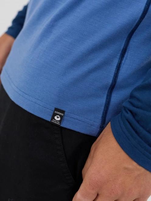 top lenjerie de corp pt. barbati Fundango Rotorua Merino Longsleeve albastru 6