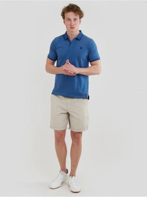 tricou cu guler pt. barbati Fundango Incognito Mono Poloshirt albastru 4