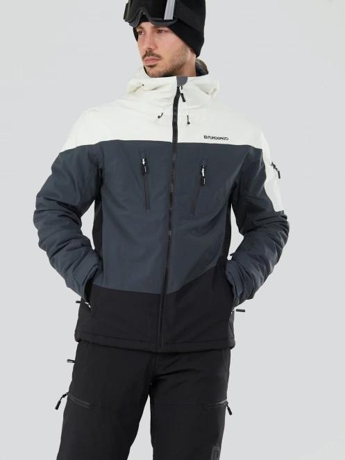 geaca de schi pt. barbati Fundango Privet Allmountain Jacket gri 2