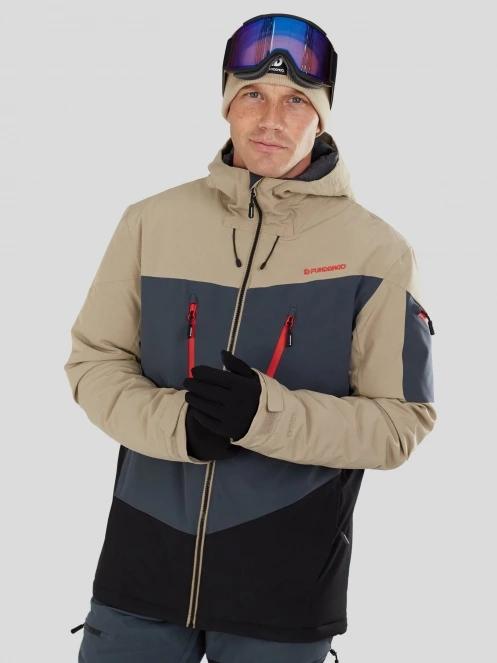 geaca de schi pt. barbati Fundango Privet Allmountain Jacket nisip 2