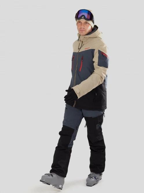 geaca de schi pt. barbati Fundango Privet Allmountain Jacket nisip 6