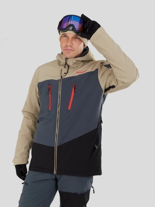 geaca de schi pt. barbati Fundango Privet Allmountain Jacket nisip 7