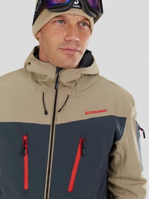 geaca de schi pt. barbati Fundango Privet Allmountain Jacket nisip 9