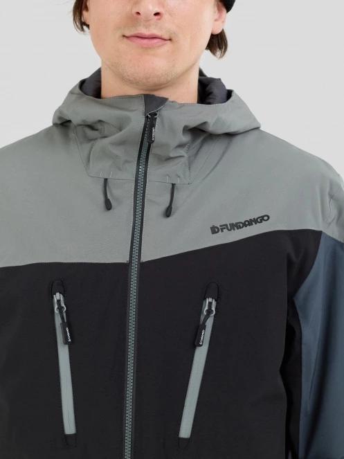 geaca de schi pt. barbati Fundango Privet Allmountain Jacket oliv 6