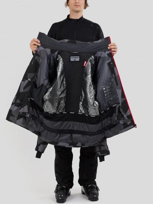 geaca de schi pt. barbati Fundango Telluride Ski Jacket gri 5