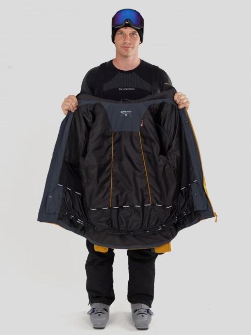 geaca de schi matlasata pt. barbati Fundango Fairfield Padded Jacket gri 5