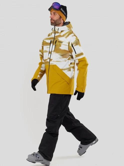 geaca de schi pt. barbati Fundango Baily ECO Allmountain Jacket galben 5
