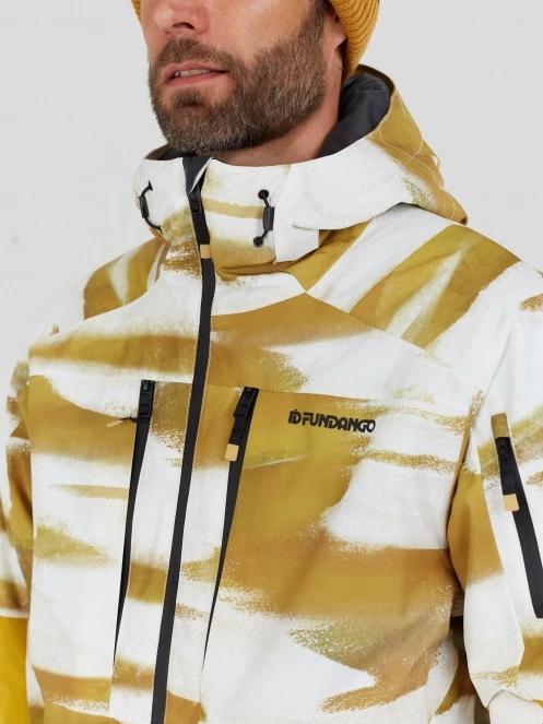 geaca de schi pt. barbati Fundango Baily ECO Allmountain Jacket galben 6