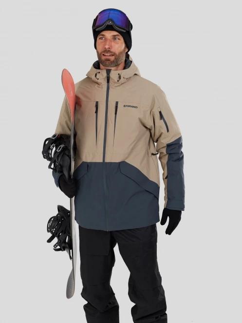 geaca de schi pt. barbati Fundango Baily ECO Allmountain Jacket nisip 4