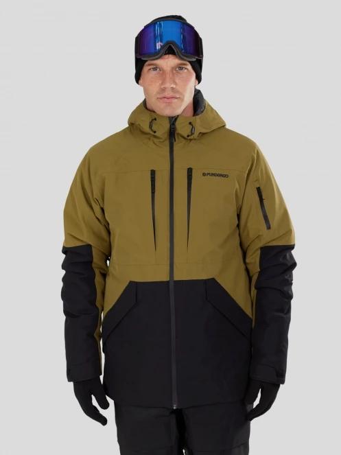 geaca de schi pt. barbati Fundango Baily ECO Allmountain Jacket verde 2