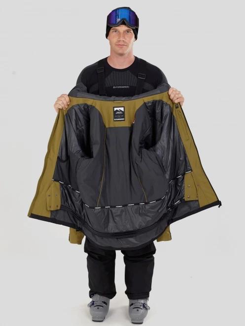 geaca de schi pt. barbati Fundango Baily ECO Allmountain Jacket verde 5