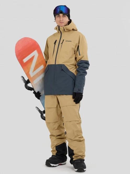 geaca de schi pt. barbati Fundango Baily ECO Allmountain Jacket nisip 5