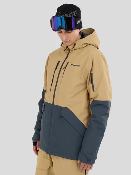 geaca de schi pt. barbati Fundango Baily ECO Allmountain Jacket nisip 7