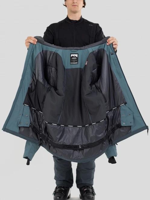 geaca de schi pt. barbati Fundango Baily ECO Allmountain Jacket verde 5