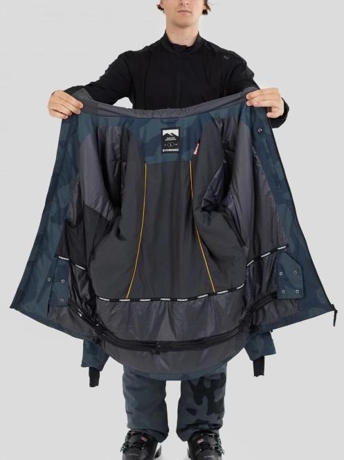 geaca de schi pt. barbati Fundango Baily ECO Allmountain Jacket gri 5