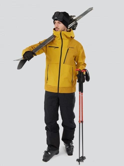 geaca de schi pt. barbati Fundango Manota 3L Shell Jacket galben 2