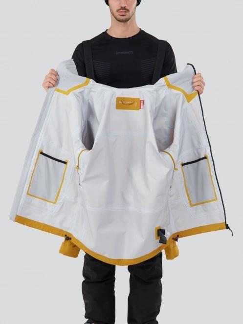 geaca de schi pt. barbati Fundango Manota 3L Shell Jacket galben 5