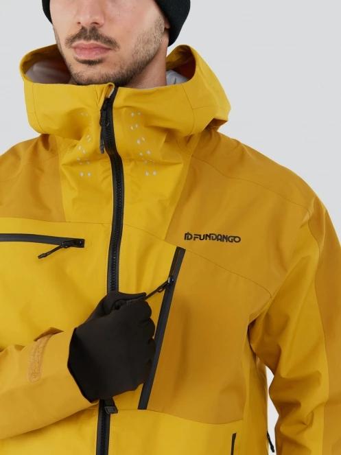 geaca de schi pt. barbati Fundango Manota 3L Shell Jacket galben 7
