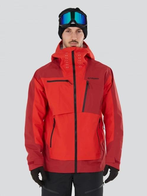 geaca de schi pt. barbati Fundango Manota 3L Shell Jacket rosu 2