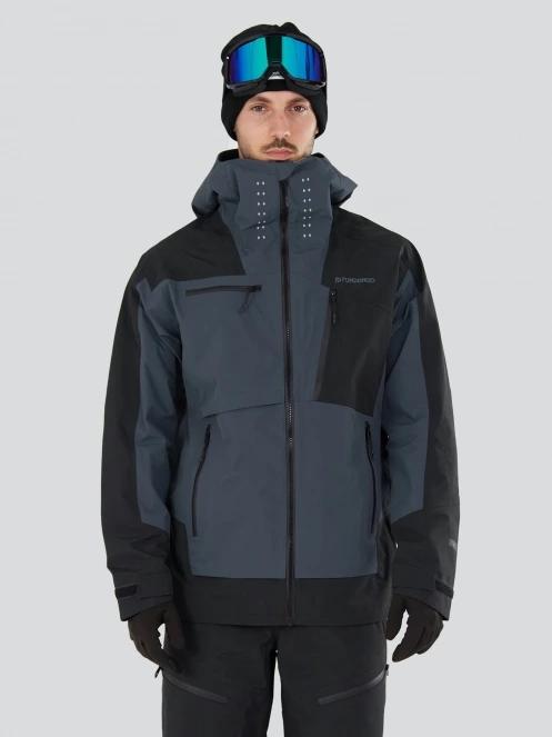 geaca de schi pt. barbati Fundango Manota 3L Shell Jacket gri 2