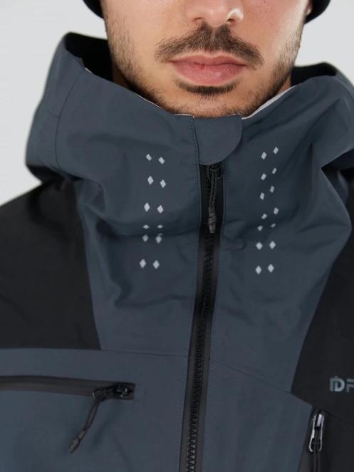 geaca de schi pt. barbati Fundango Manota 3L Shell Jacket gri 7