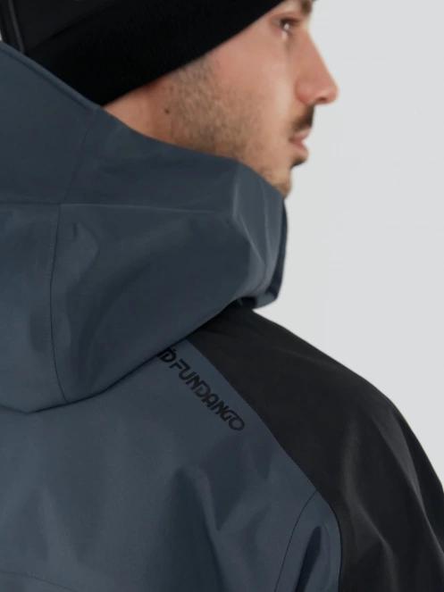 geaca de schi pt. barbati Fundango Manota 3L Shell Jacket gri 10