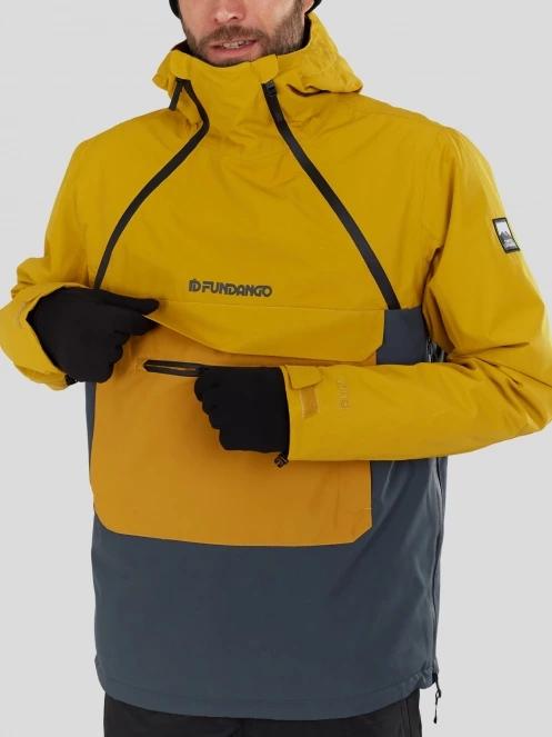 jacheta hanorac pt. barbati Fundango Hydra ECO Anorak galben 5