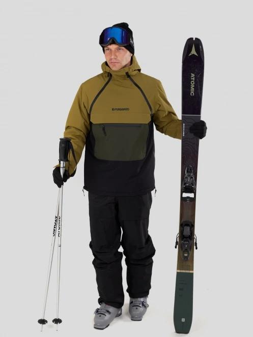 jacheta hanorac pt. barbati Fundango Hydra ECO Anorak verde 4