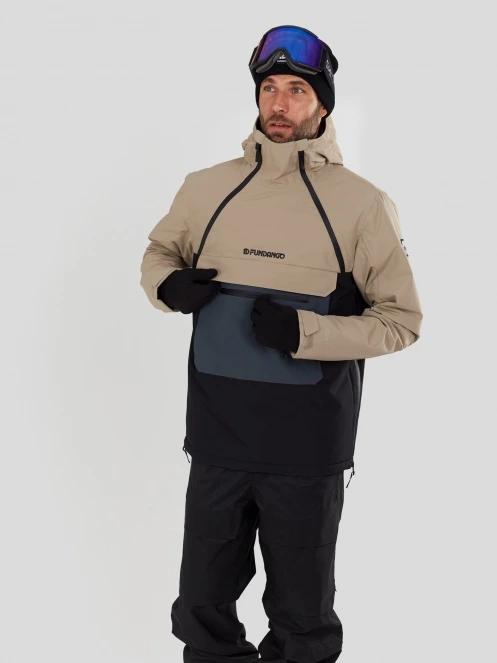 jacheta hanorac pt. barbati Fundango Hydra ECO Anorak nisip 5