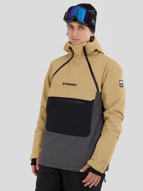 jacheta hanorac pt. barbati Fundango Hydra ECO Anorak nisip 2