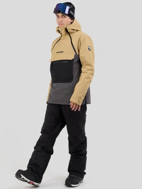 jacheta hanorac pt. barbati Fundango Hydra ECO Anorak nisip 4