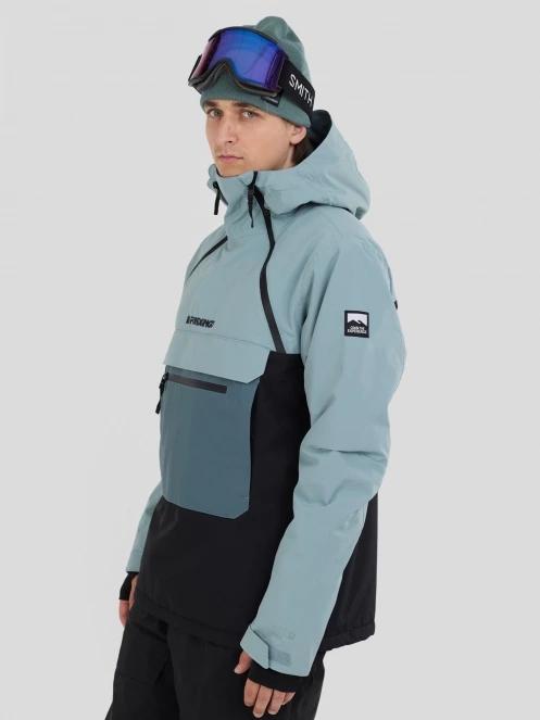 jacheta hanorac pt. barbati Fundango Hydra ECO Anorak verde 7