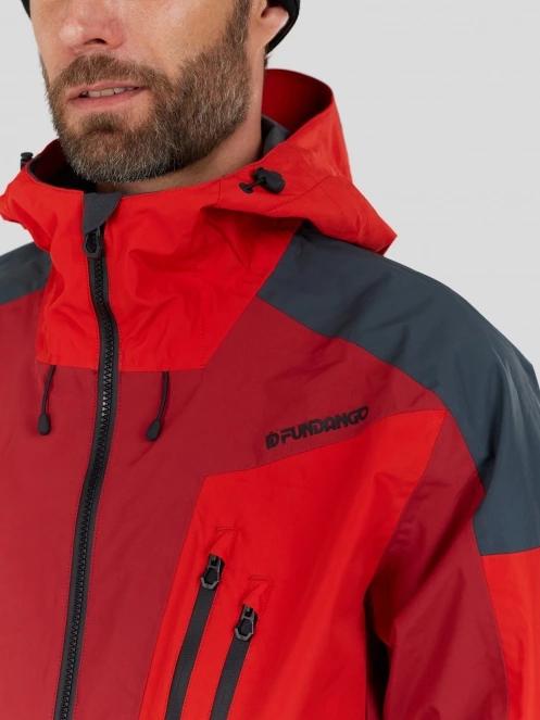 geaca de foita pt. barbati Fundango Rigel ECO 3L Jacket rosu 8