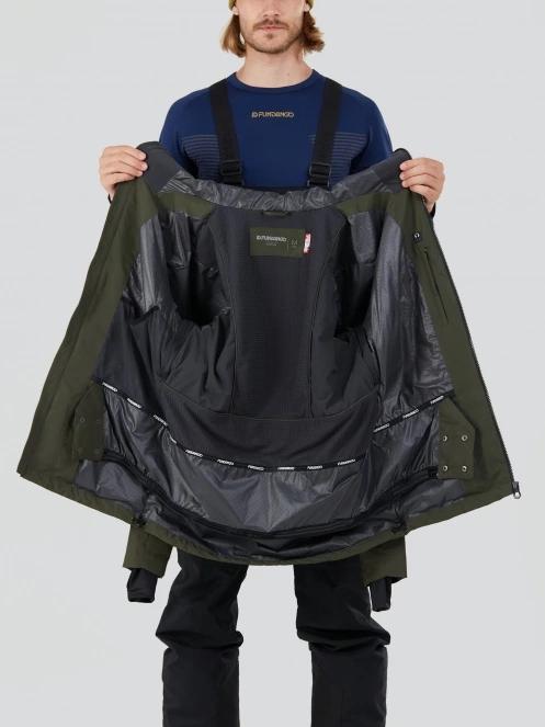 geaca de foita pt. barbati Fundango Rigel ECO 3L Jacket oliv 5